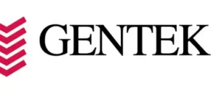 Logo featuring the word GENTEK in bold black, capital letters on a white background. To the left, four red, stacked chevron shapes point left, symbolizing our valued suppliers who drive our innovation and progress. Dominion Roofing | BRAMPTON | BURLINGTON | ETOBICOKE | MARKHAM | MISSISSAUGA | NORTH YORK | OAKVILLE | RICHMOND HILL | Scarborough | TORONTO | VAUGHAN | dominionroofing.com | Phone Number: 416-789-0601